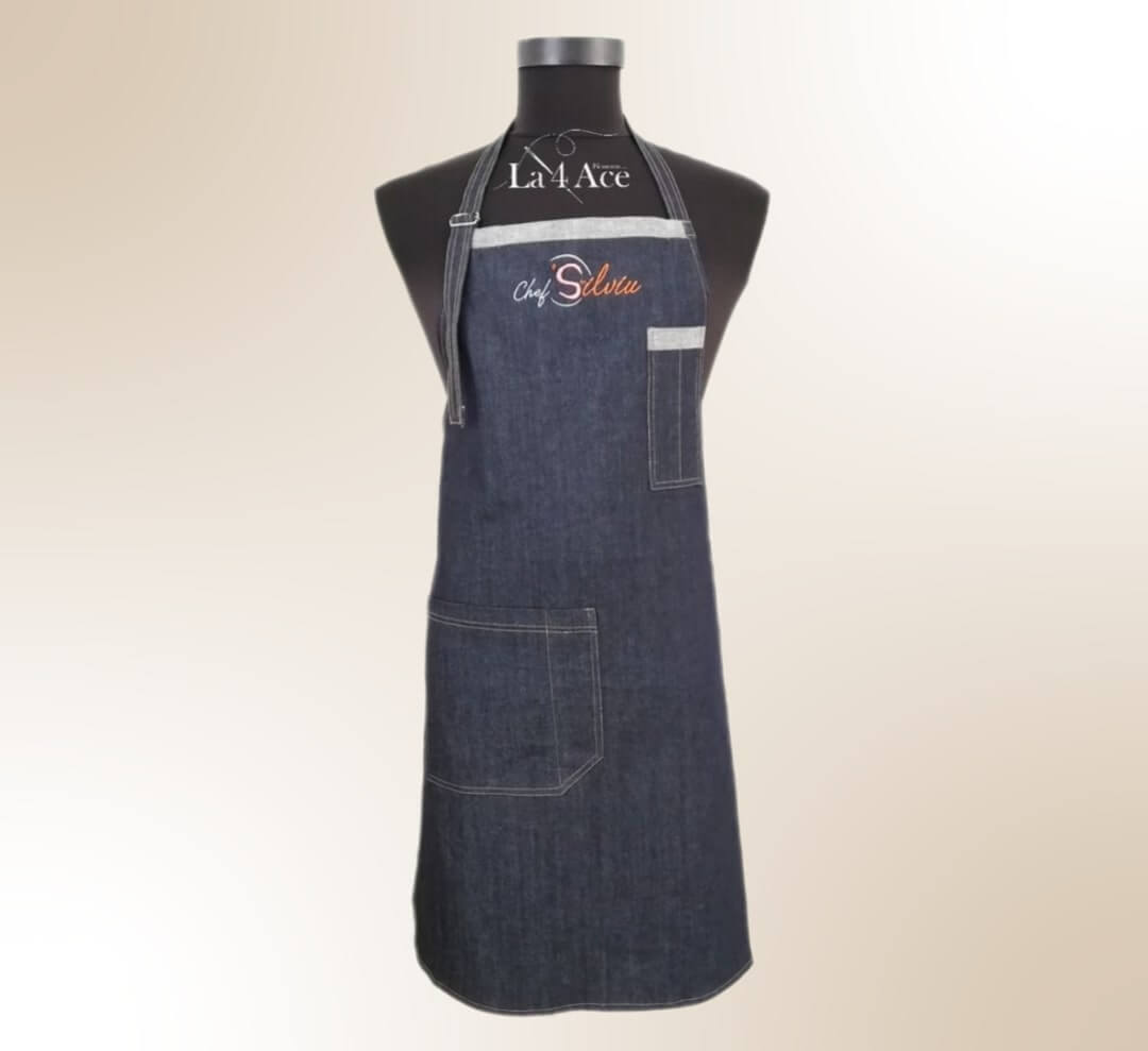 ȘORȚ CU PIEPTAR DENIM V2