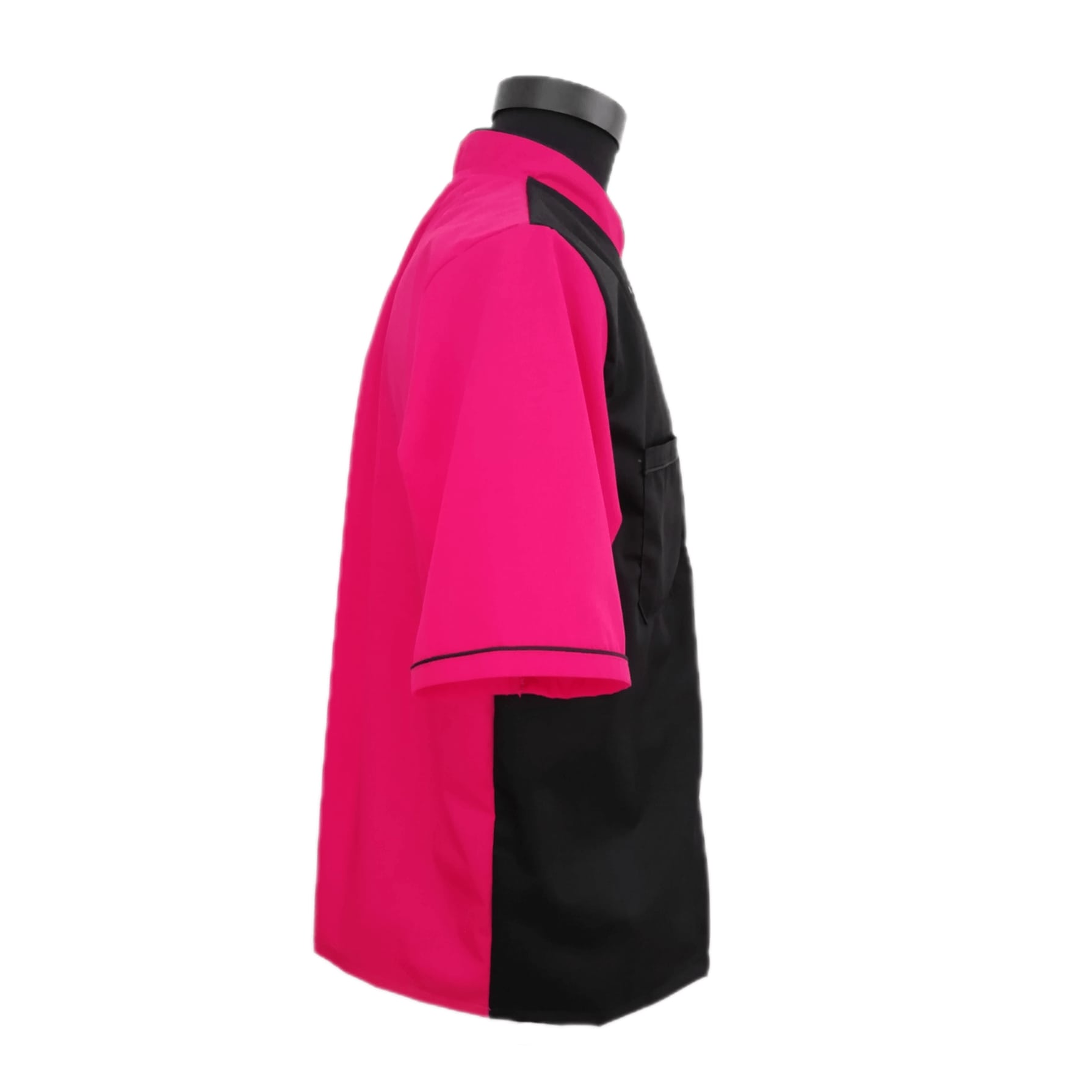 TUNICĂ BUCĂTAR BICOLORĂ, MÂNECĂ SCURTĂ, UNISEX - imagine 7