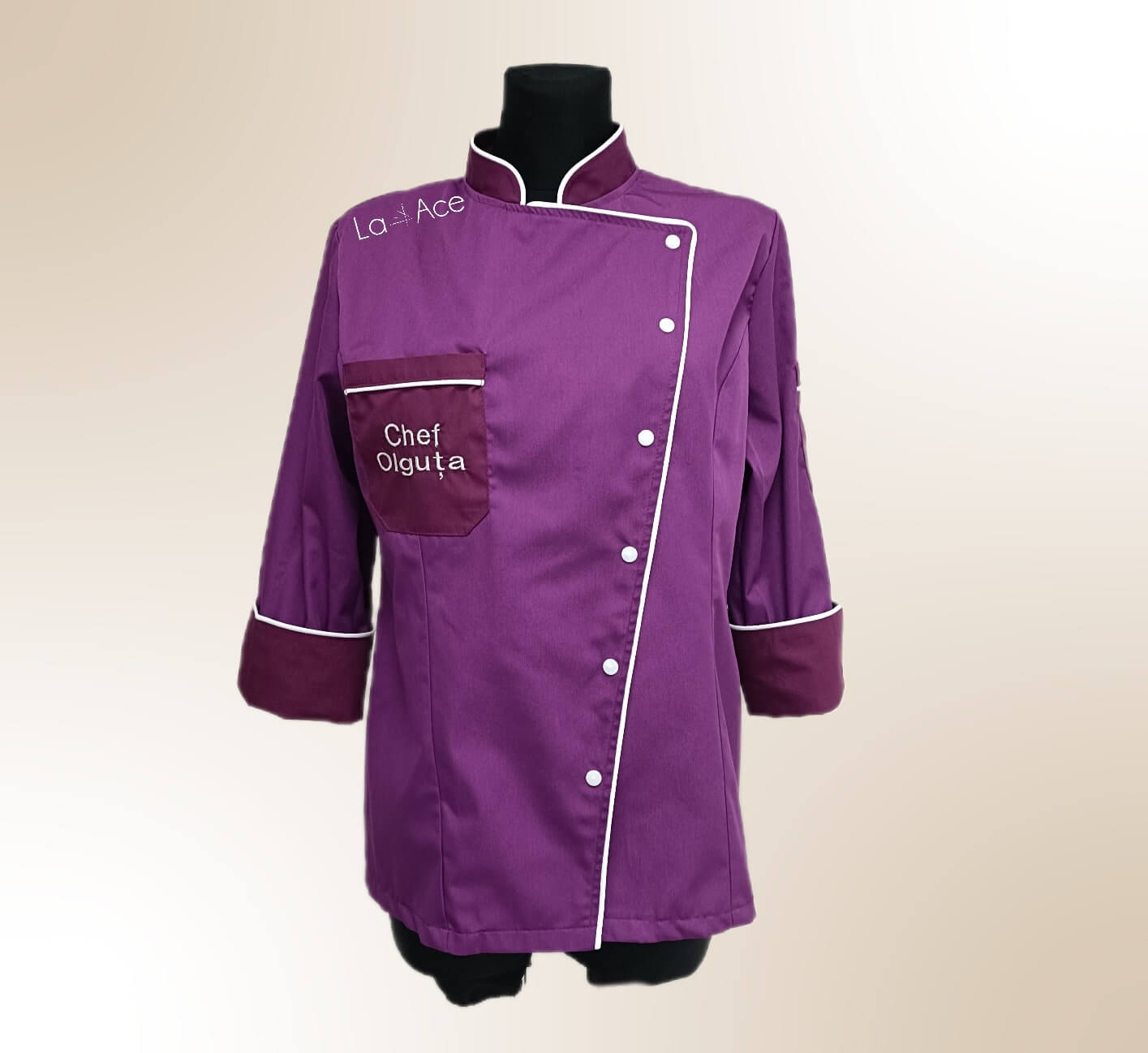 TUNICĂ LADY CHEF BICOLORĂ