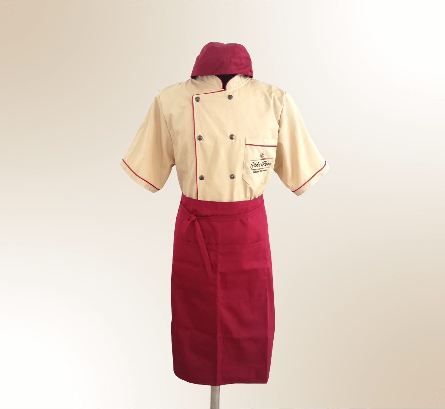 UNIFORMĂ BUCĂTAR BICOLOR