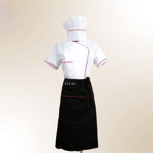 UNIFORMĂ COFETAR ALB/NEGRU